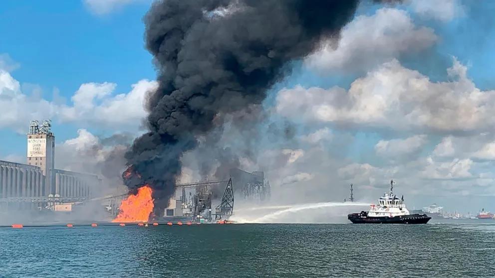 突發(fā)！輪船撞上天然氣管道，大爆炸！2死、2失蹤，6傷！